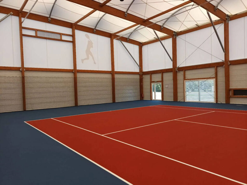 Un complexe tennis innovant à Entressen avec contrôle d’accès Fit Arena