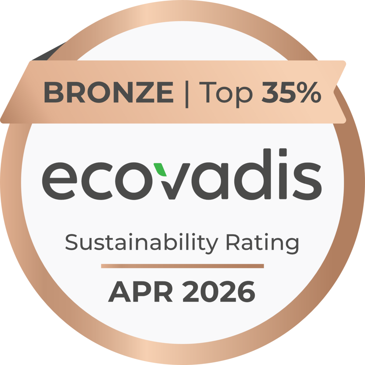 Médaille Ecovadis RSE