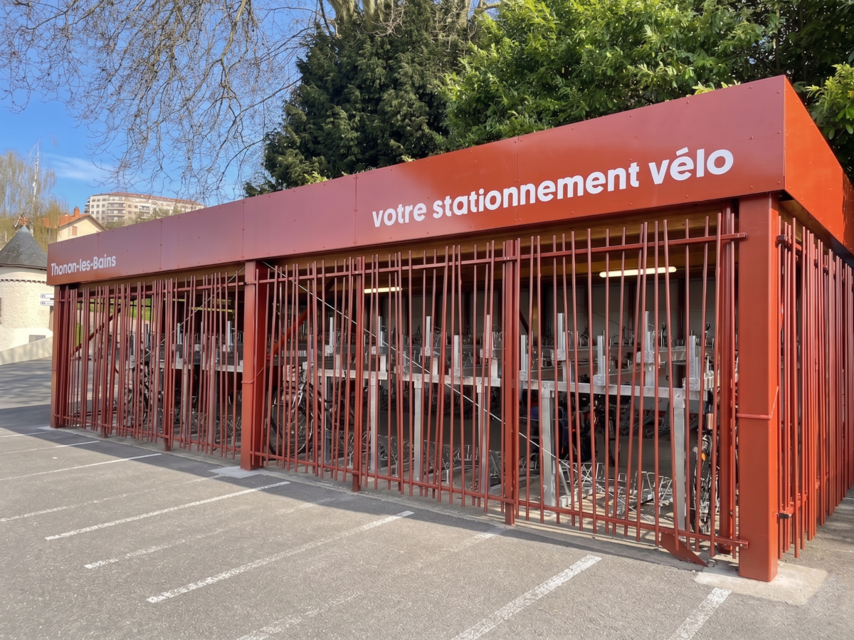 Parking à vélo collectif ILOO à Thonon-les-Bains