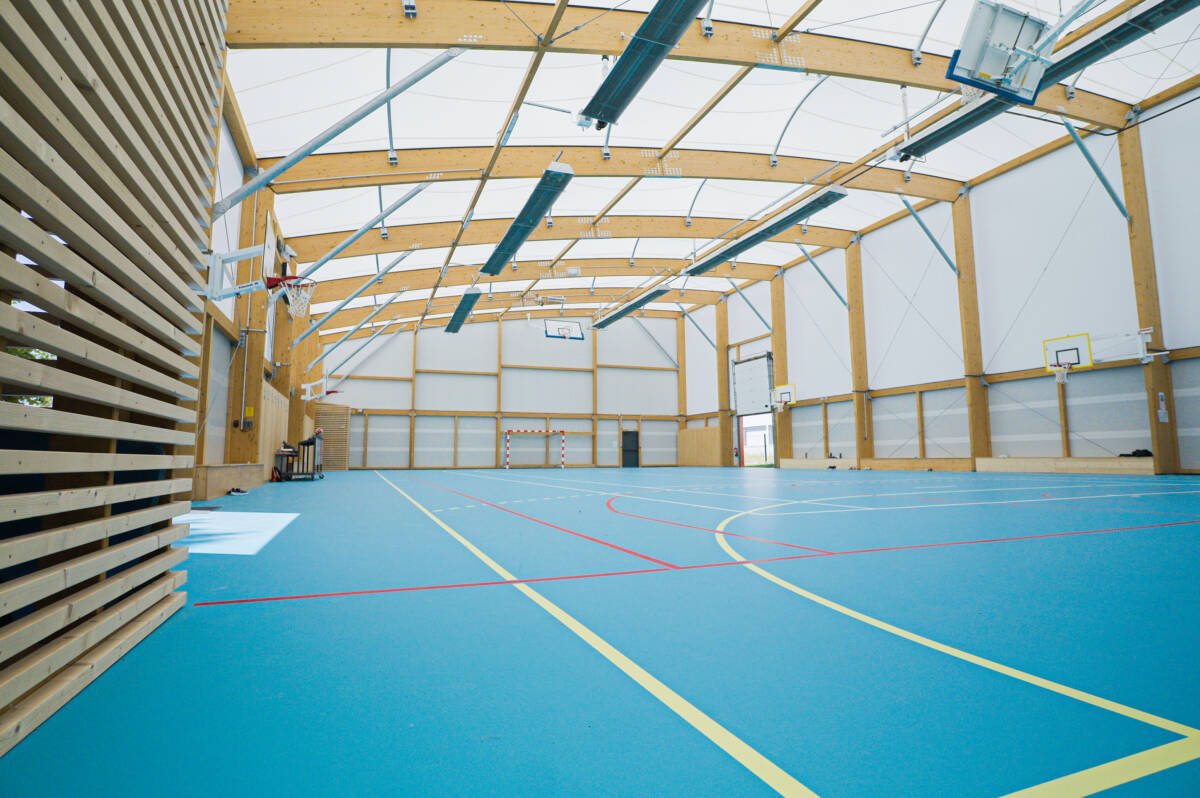 Construction de gymnase